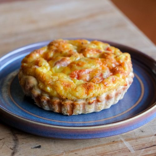 Quiche - Ham, cheddar and tomato