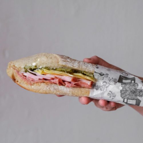 Salami & Ham Baguette